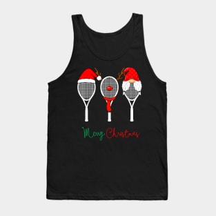 Tennis Racket Christmas Tank Top